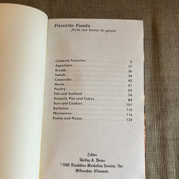 Century 21 presents Favorite Foods Vintage 1988 Cookbook - Picture 4 of 7